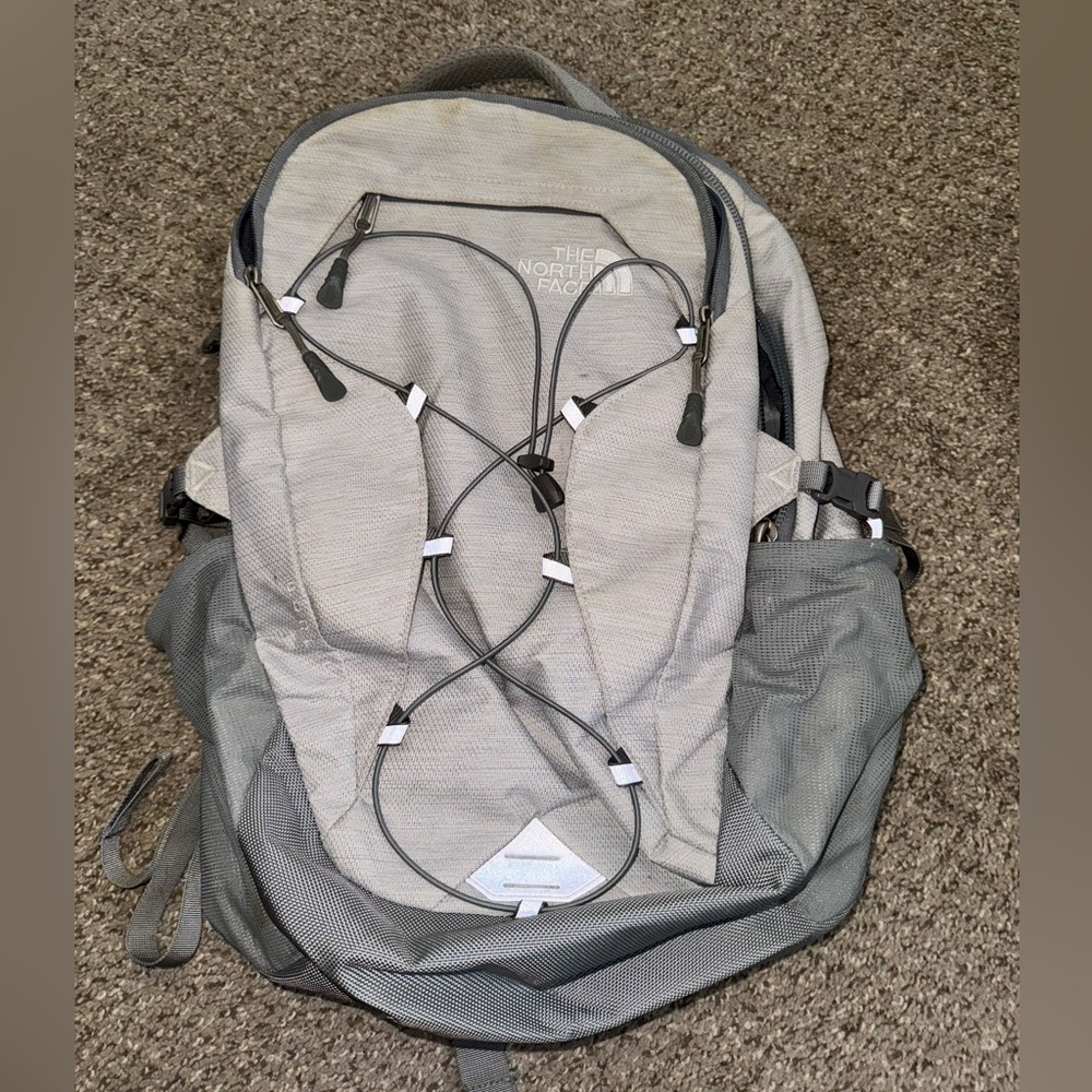 The North Face Gray Borealis Backpack